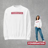 POWERNATION Crew Neck Sweatshirt White