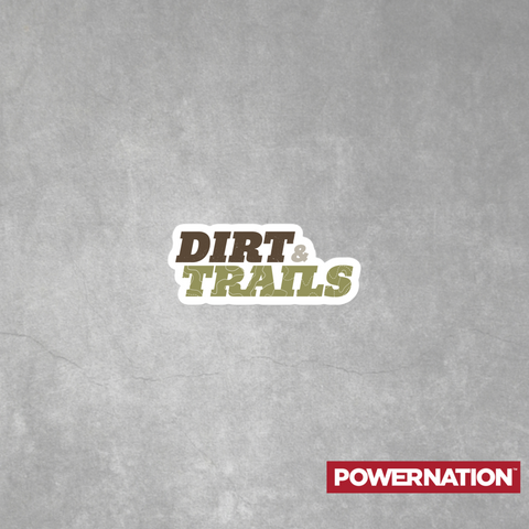 Dirt & Trails Die-Cut Logo Stickers
