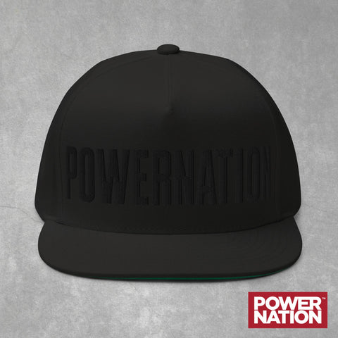 PowerNation Midnight<br>Flat Bill Cap