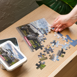 Faux Guy Jigsaw Puzzle With Tin