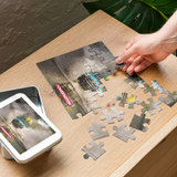 Rapid Runner Jigsaw Puzzle With Tin