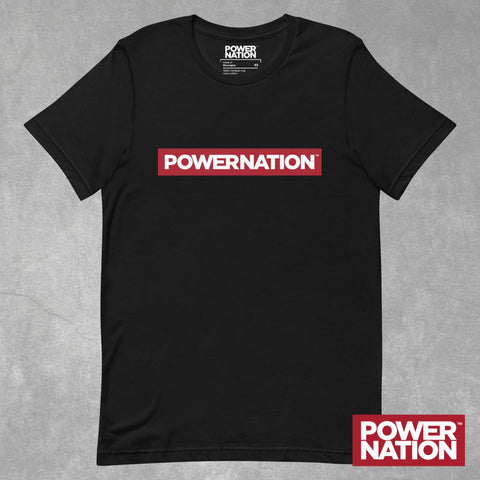 PowerNation<br>Red Bar Logo Shirt