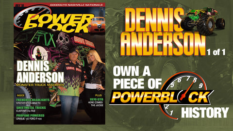 Dennis Anderson POWERBLOCK Poster