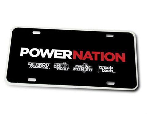 PowerNation License Plate