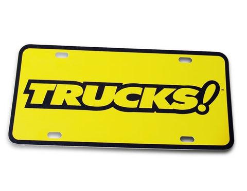 Trucks! License Plate